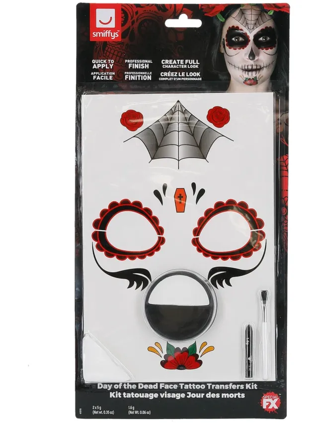 Rubies Giorno dei Morti kit trucco viso Halloween