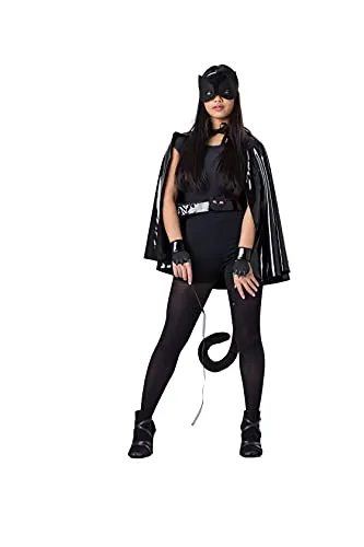 Dress Up America Costume Gatto Nero Donna Mantello Maschera Taglia Unica