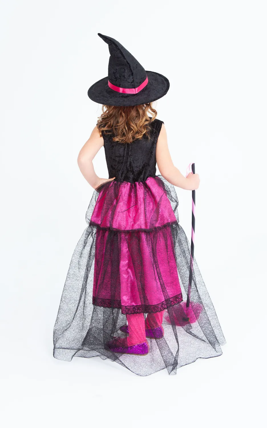 Rubies Strega Chic Rosa Costume Bambina Halloween