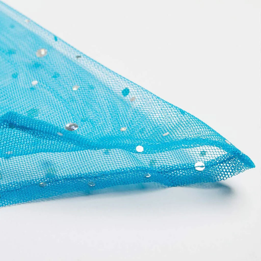 Katara 1768 Vestito Elsa Adulto Taglia L Azzurro Paillettes