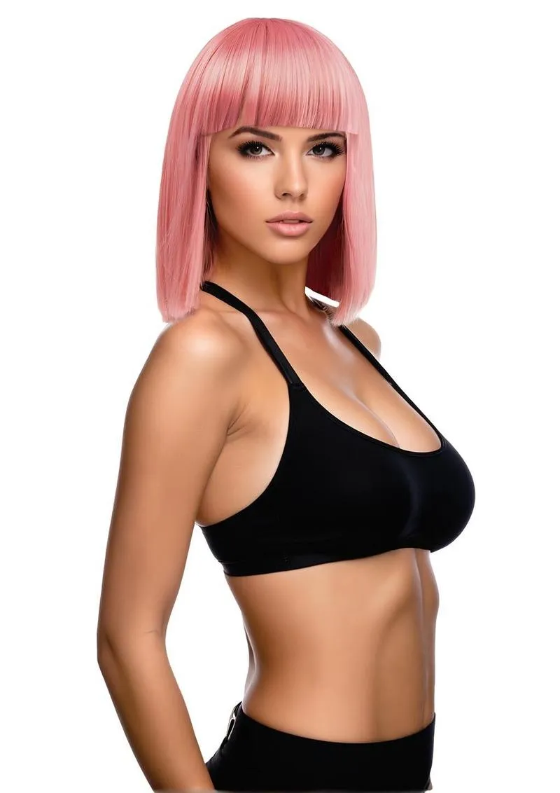 Pleasure Wigs Kristen Premium Stylable Wig parrucca rosa