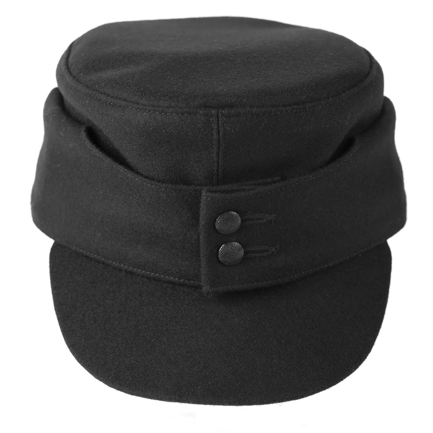 Altenburg M43 Black Field Cap berretto militare nero storico