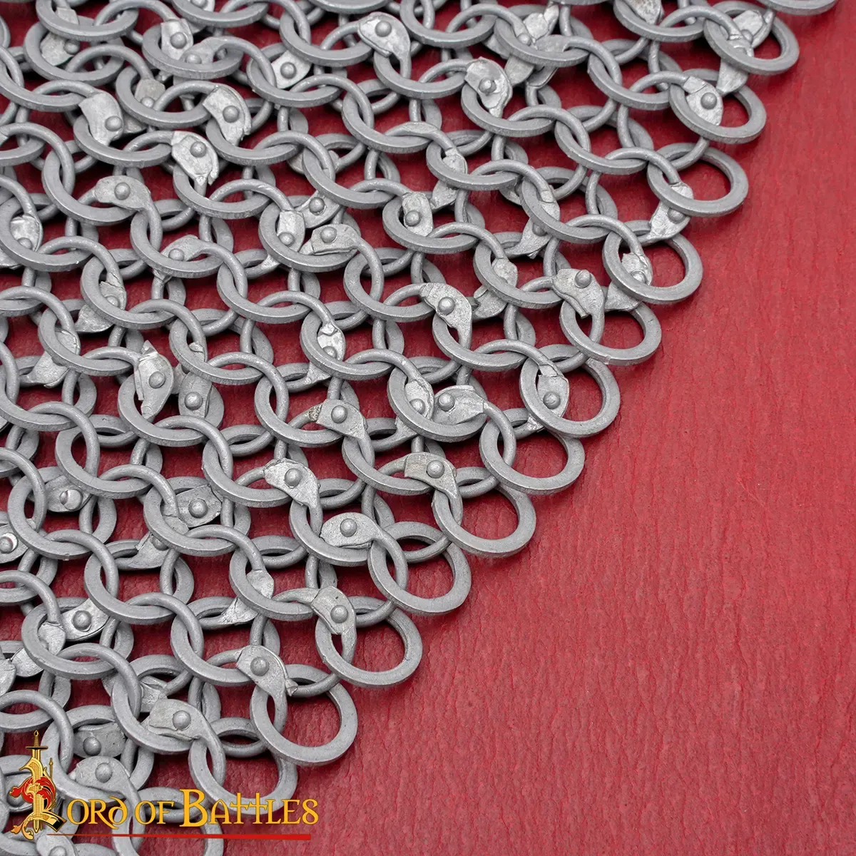 Medieworld Aventail cotta di maglia alluminio 10 mm