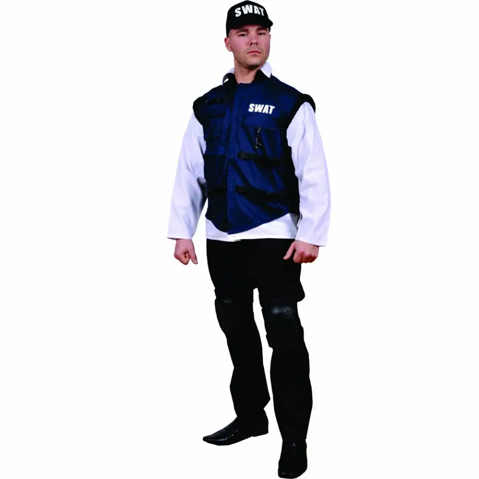 Dress Up America SWAT costume poliziotto adulto taglia unica navy