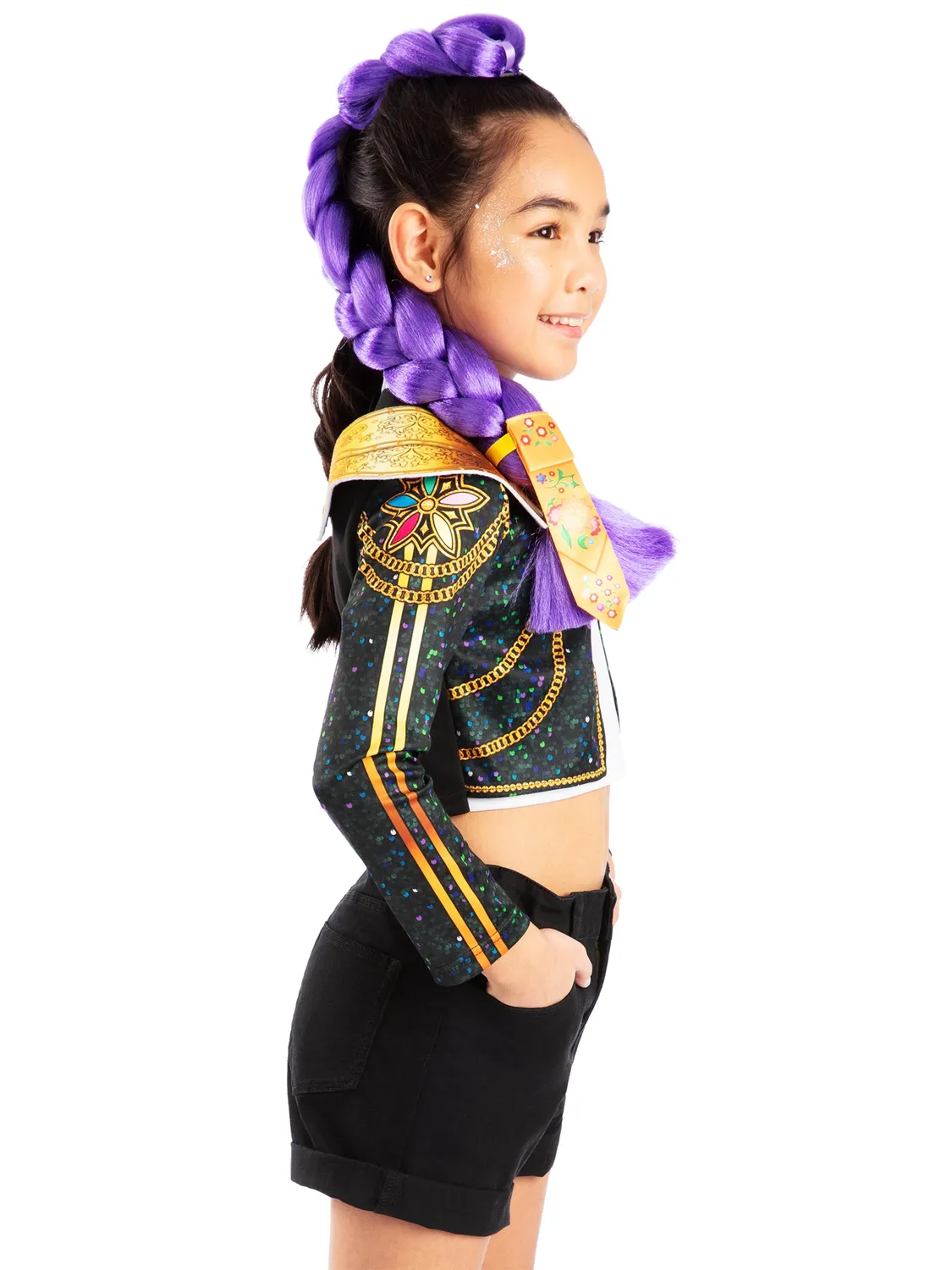 Rubies K-Pop Demon Hunters Treccia Rumi viola 60 cm