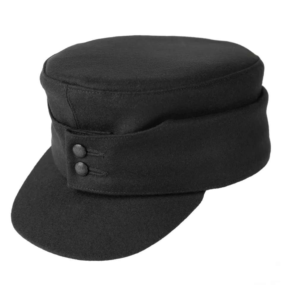 Altenburg M43 Black Field Cap berretto militare nero storico