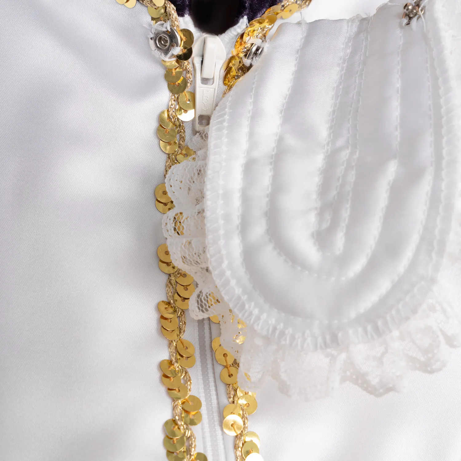 Altenburg Abito Guardia vestito bianco viola senza maniche