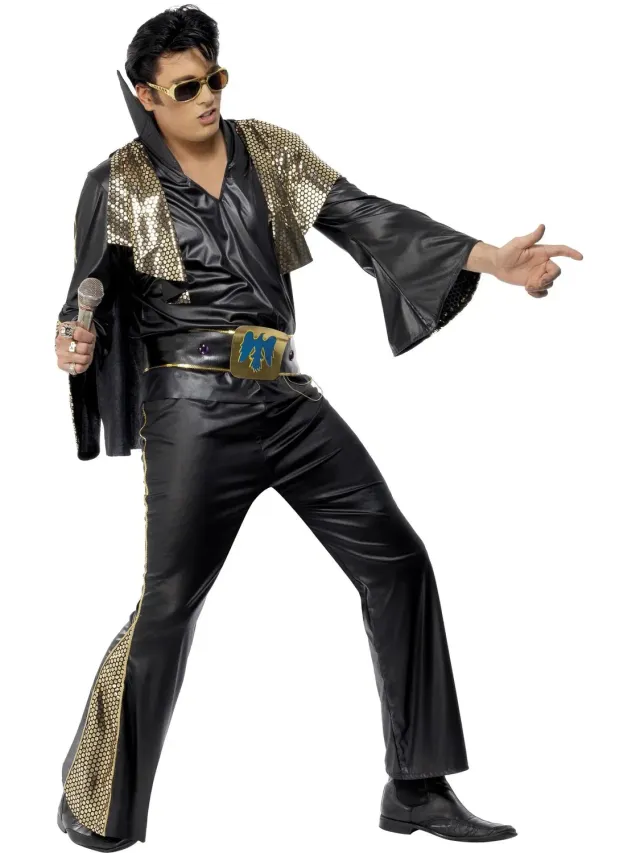 Rubies Elvis Gold costume adulto taglia M dorato