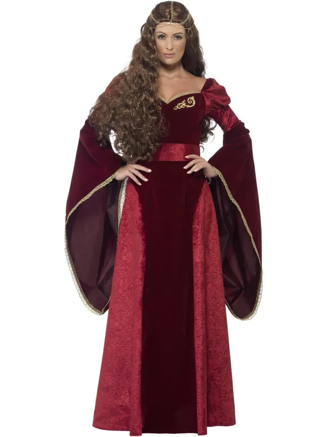 Rubies Regina Medievale Lusso Costume Adulto Elegante