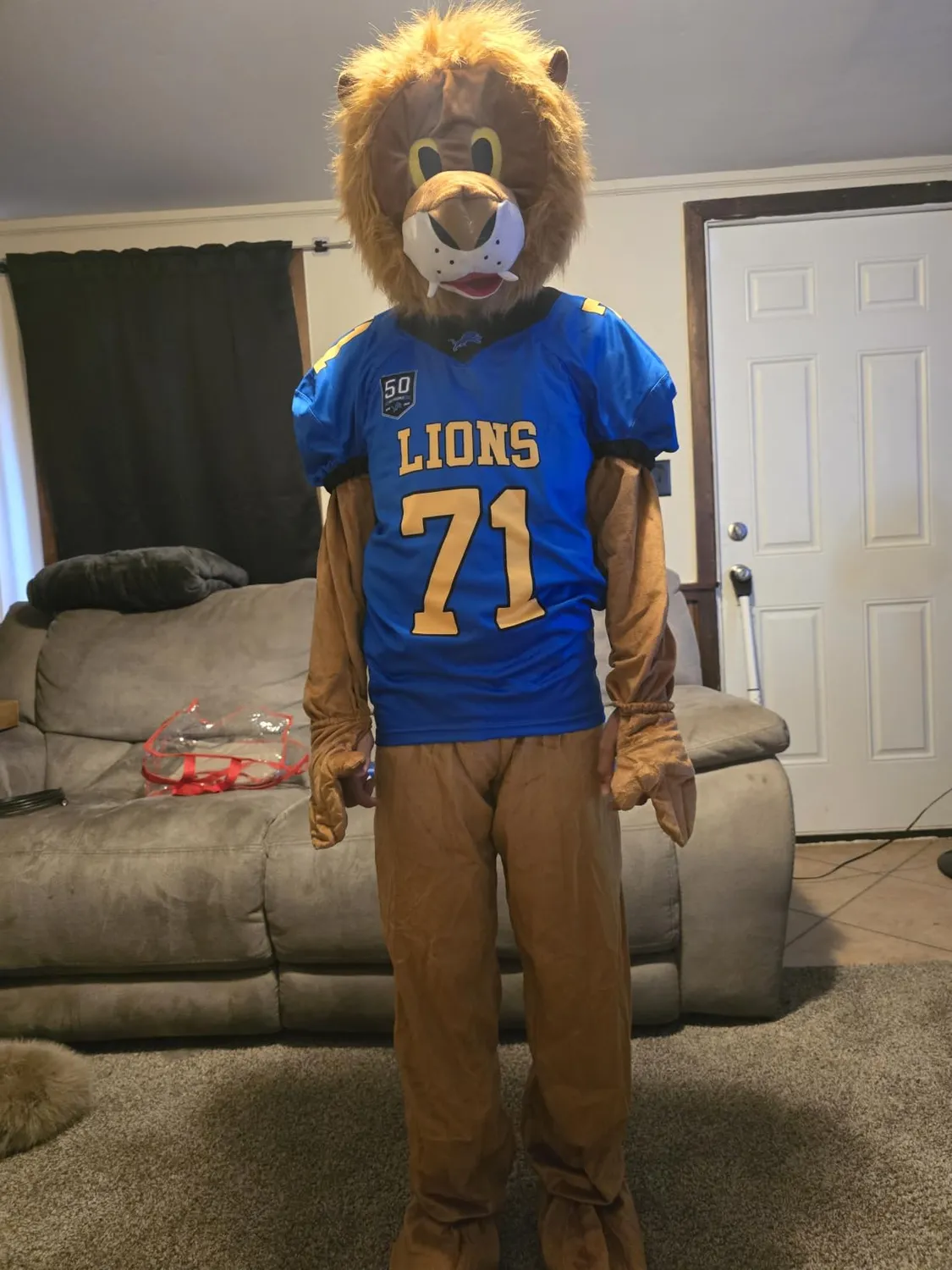 Dress Up America Leone peloso costume mascotte peluche