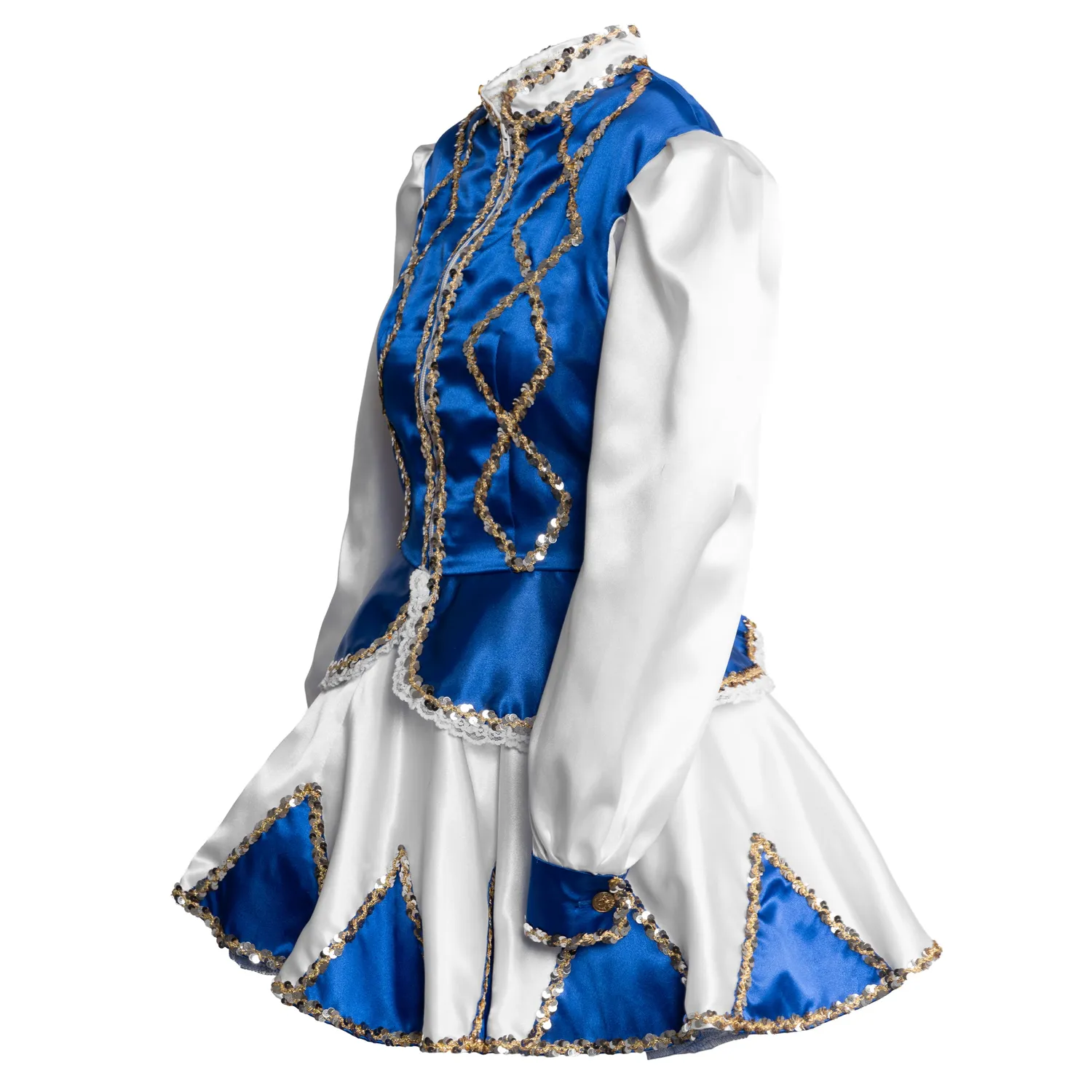 Altenburg abito guardia blu bianco paillettes oro