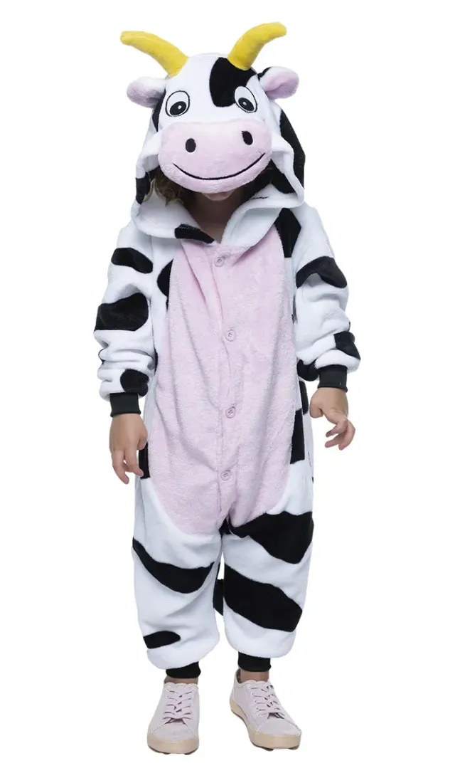 Rubies Arca di Noè costume mucca bambino bianco nero