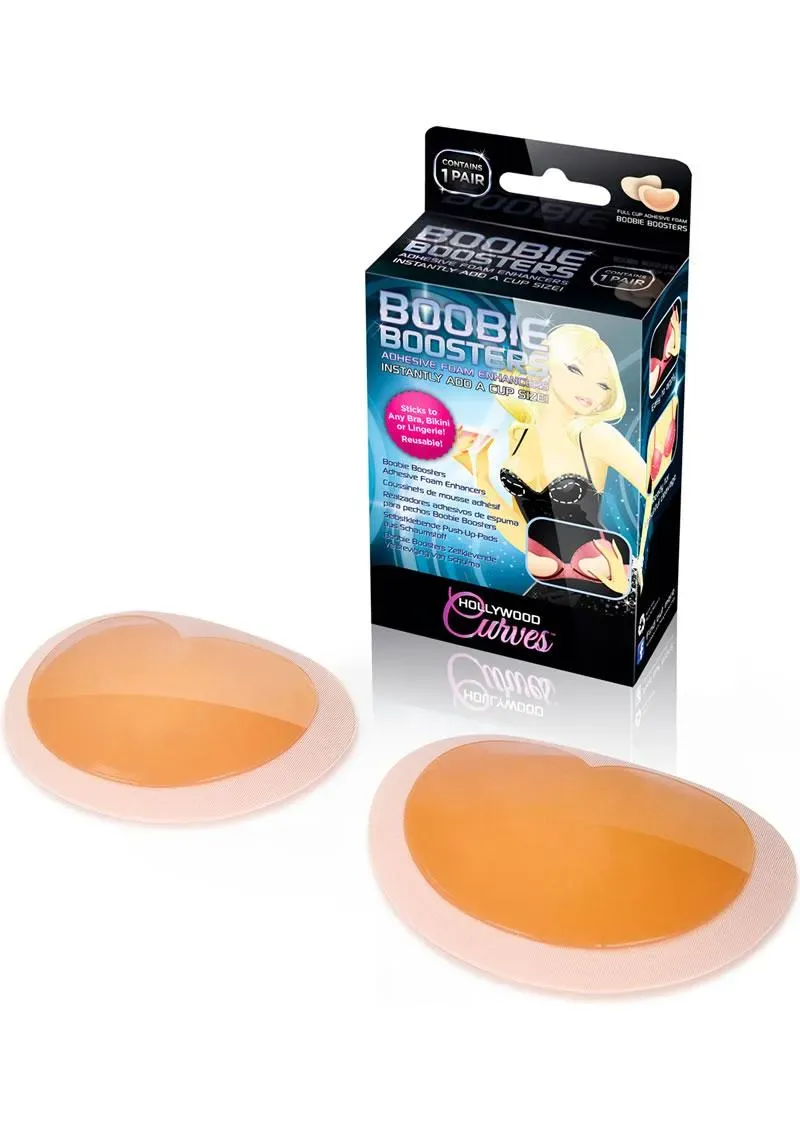 Hollywood Curves Boobie Boosters Push-Up Nude A/B