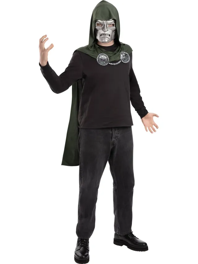 Rubies Dr Doom set mantello e maschera adulto