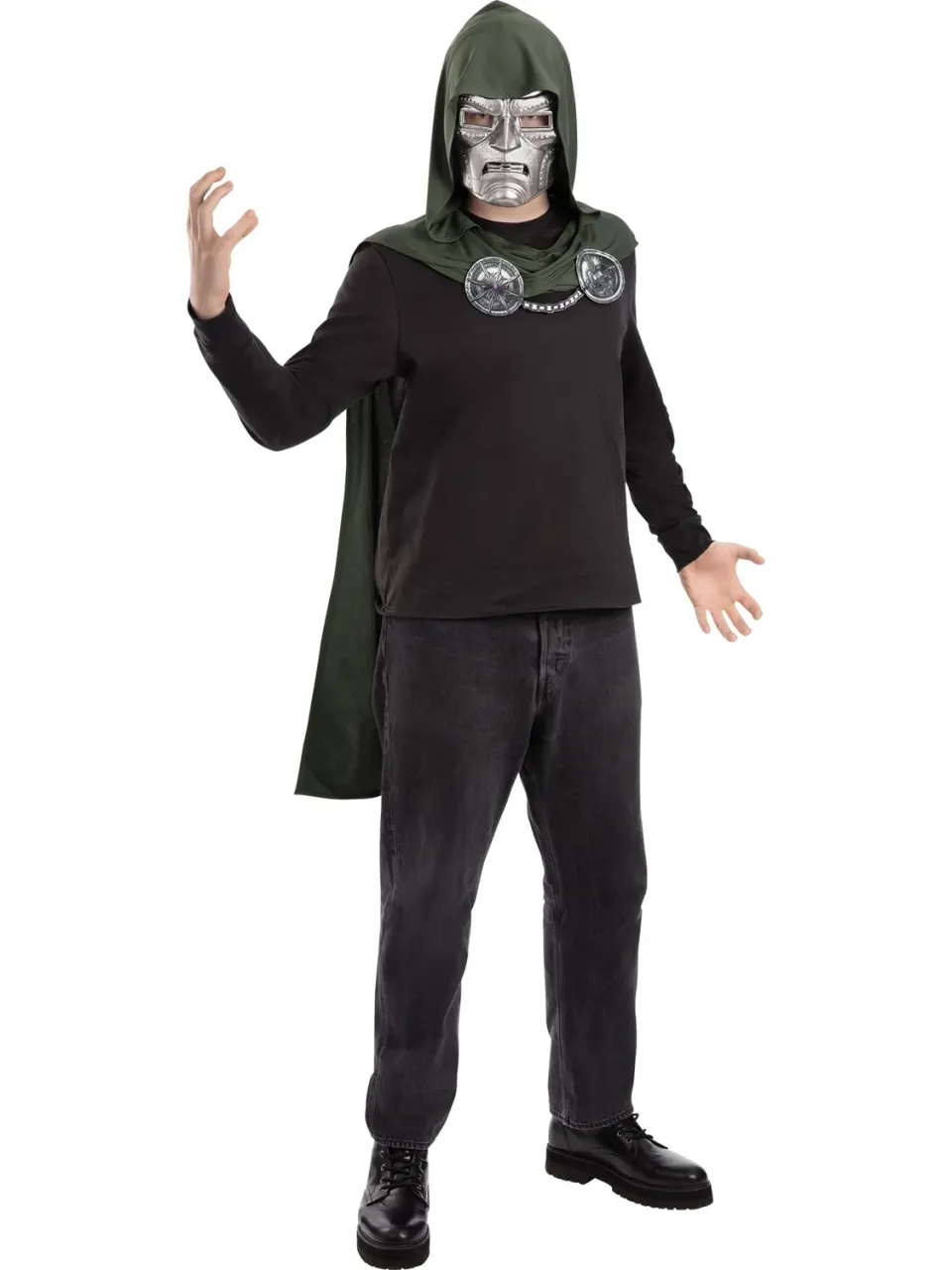 Rubies Dr Doom set mantello e maschera adulto