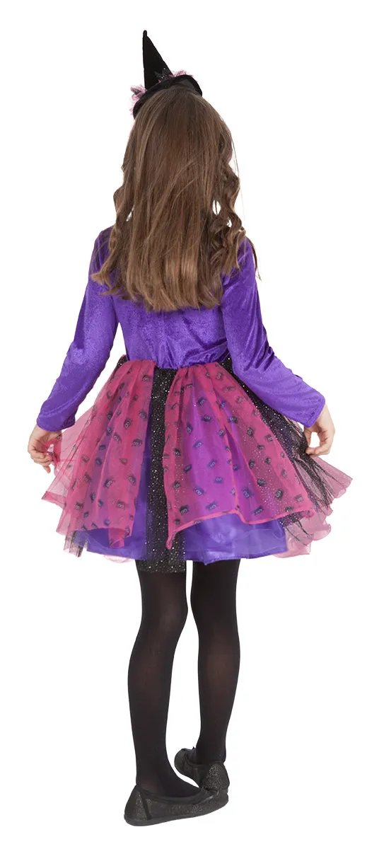 Rubies Miss Strega Arañitas Costume Bambina Nero