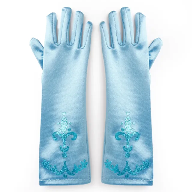Katara 1098 guanti principessa bimba blu scuro