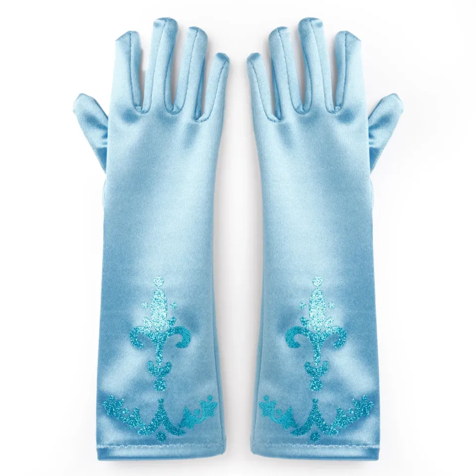 Katara 1098 guanti principessa bimba blu scuro