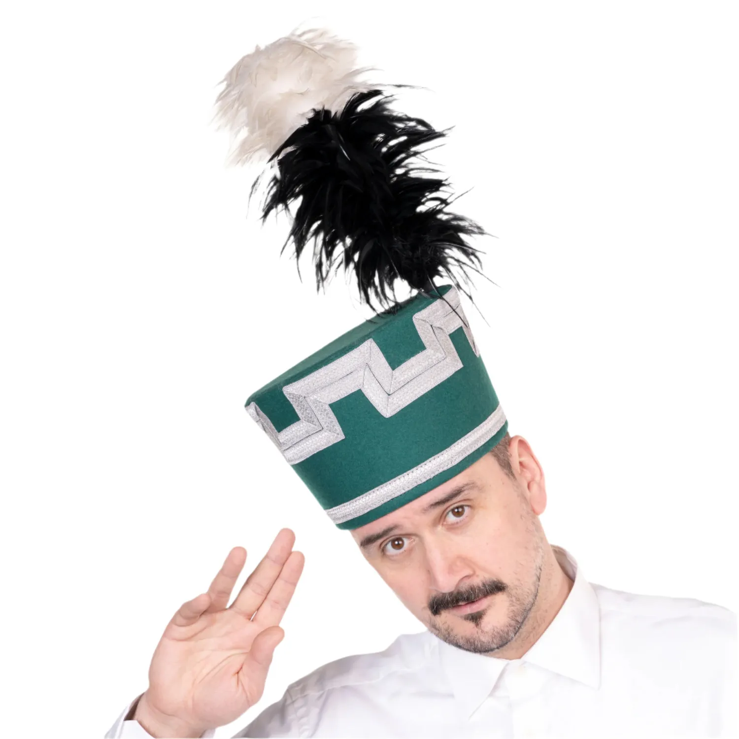 Altenburg Berretto minatore verde cappello feltro