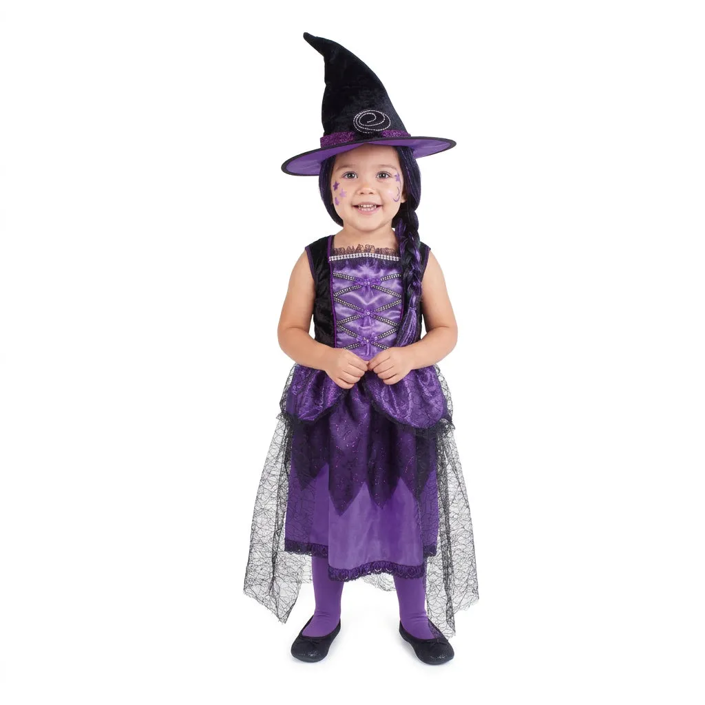 Rubies Strega Chic Viola Costume Bambina S M L