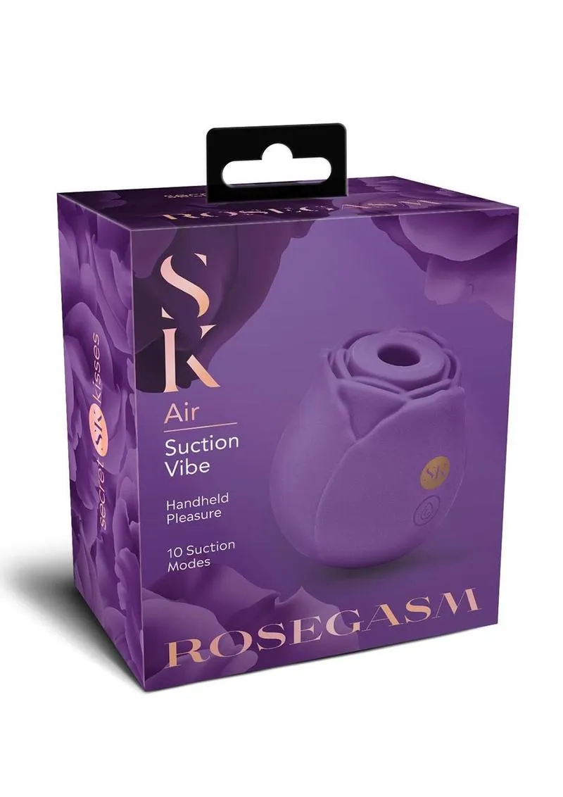 Secret Kisses Rosegasm Air Stimolatore Rosa viola clitoride