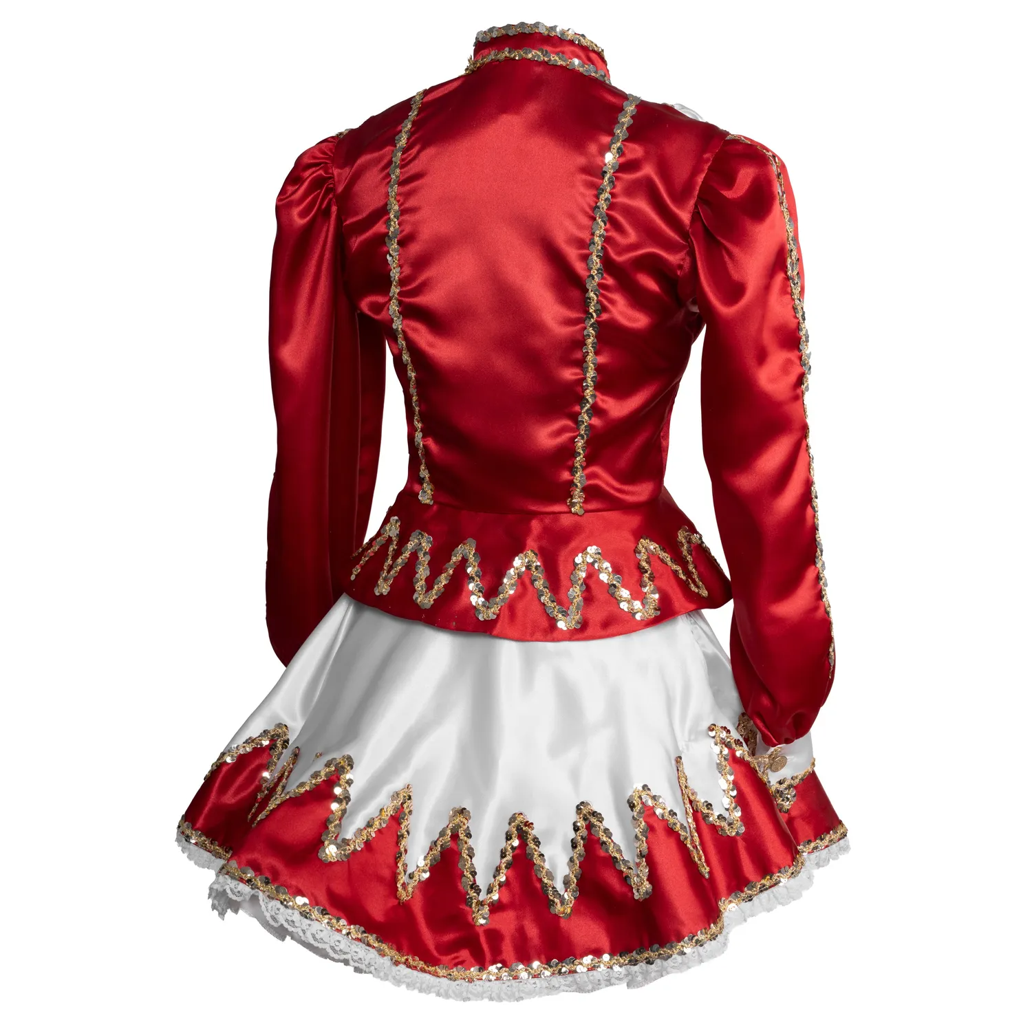 Altenburg Guardia abito majorette rosso bianco fiamme