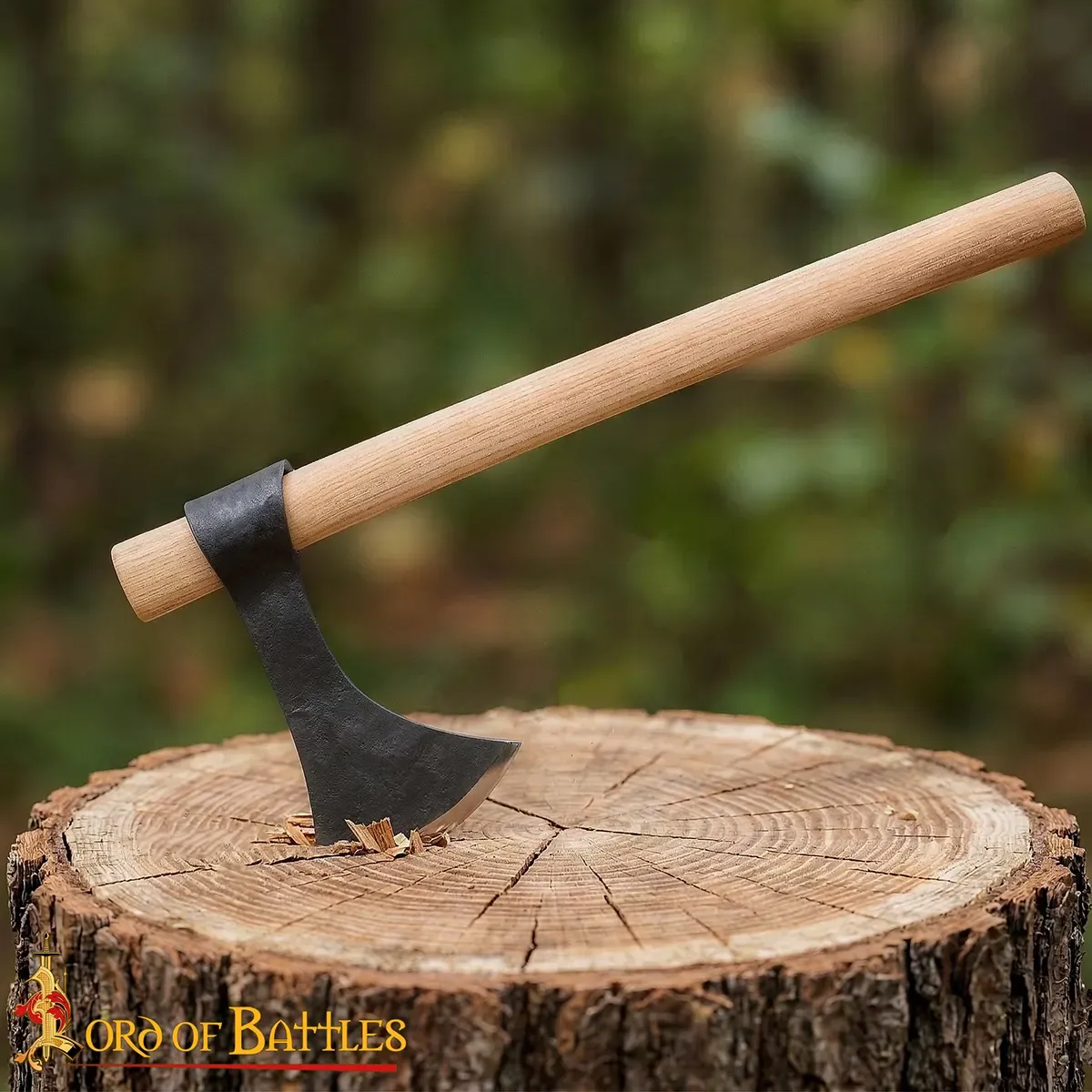 Medieworld Viking Bearded Axe ascia carbonio