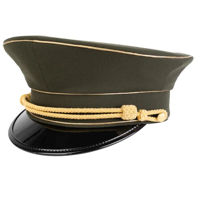 Altenburg Militare berretto verde piping oro visiera