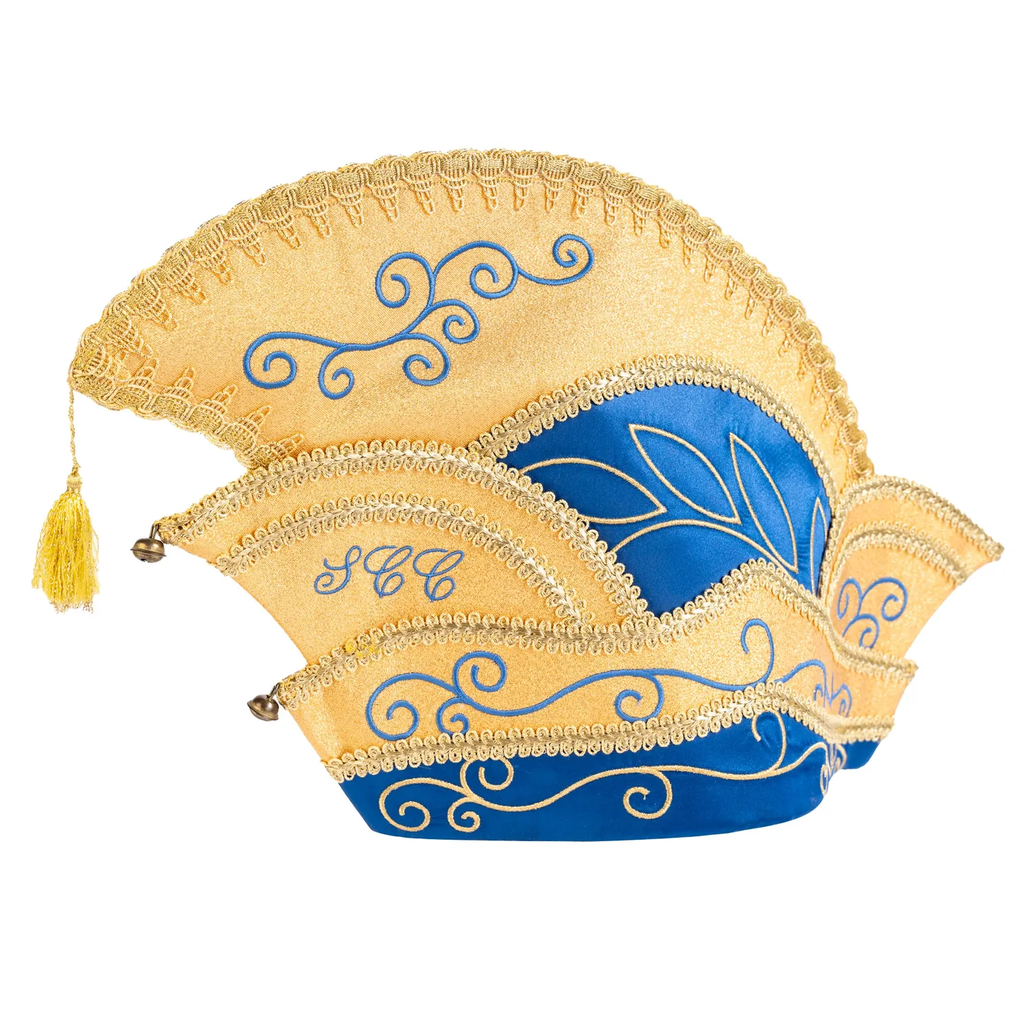 Altenburg Comitato berretto blu oro ricamato campanelli