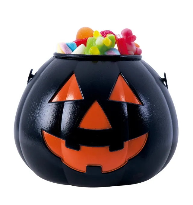 Rubies Zucca porta caramelle nera Halloween
