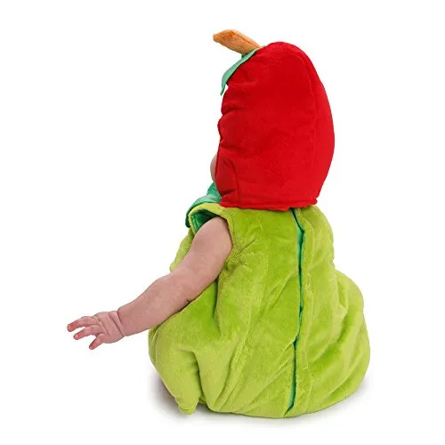 Dress Up America Mela costume neonato 6-12 mesi con cappuccio
