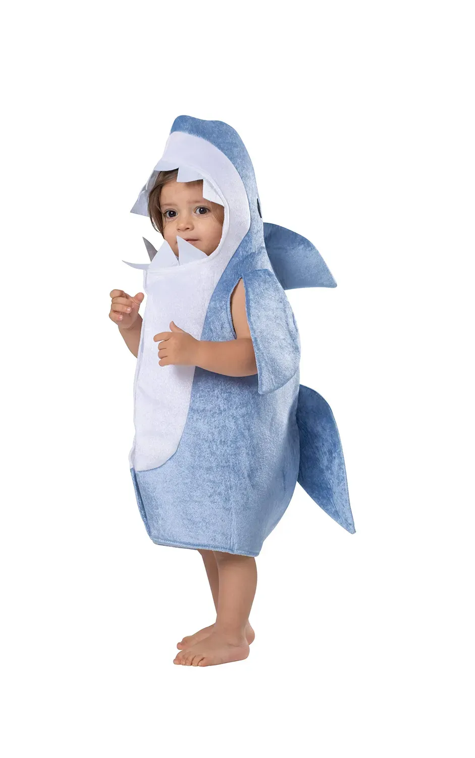 Dress Up America Costume Squalo Blu Bambino 3-4 Anni Morbido