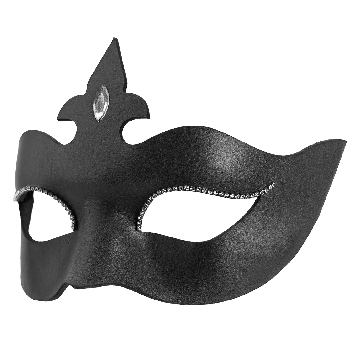 Altenburg Colombina Stella maschera pelle nera