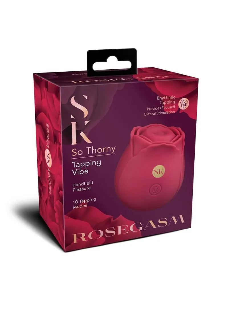 Pleasure Wigs Secret Kisses Rosegasm So Thorny vibratore rosa
