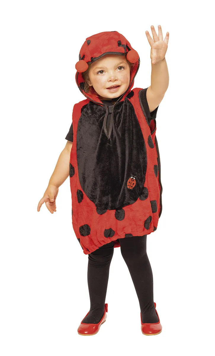 Rubies Happy Coccinella Costume Bambina Taglia T pois rossi