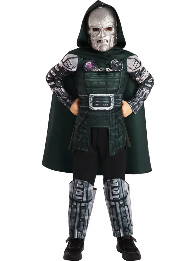 Rubies Dr Doom Deluxe costume bambino M Marvel cattivo