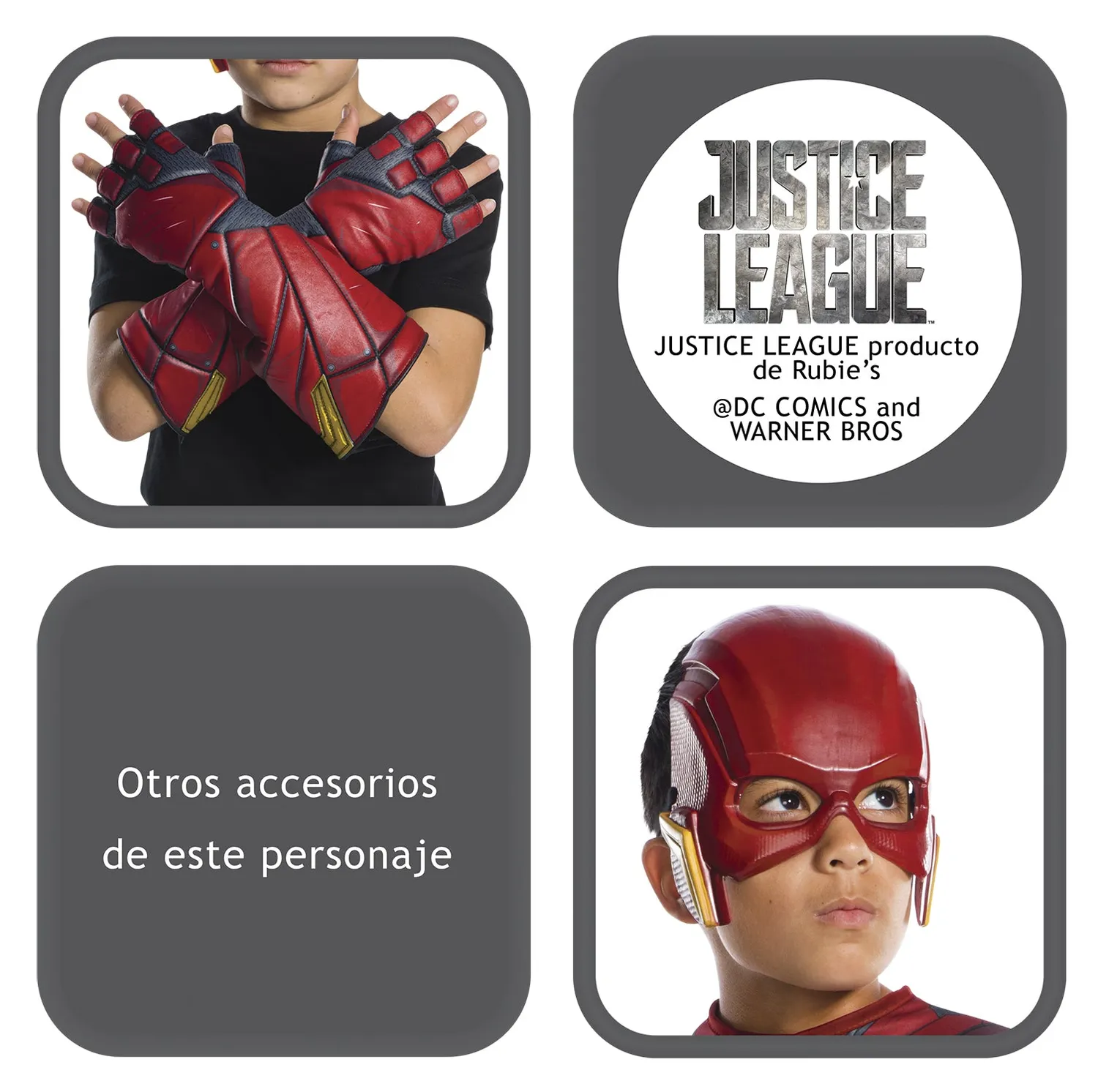 Rubies Flash costume bambino rosso Opp Inf
