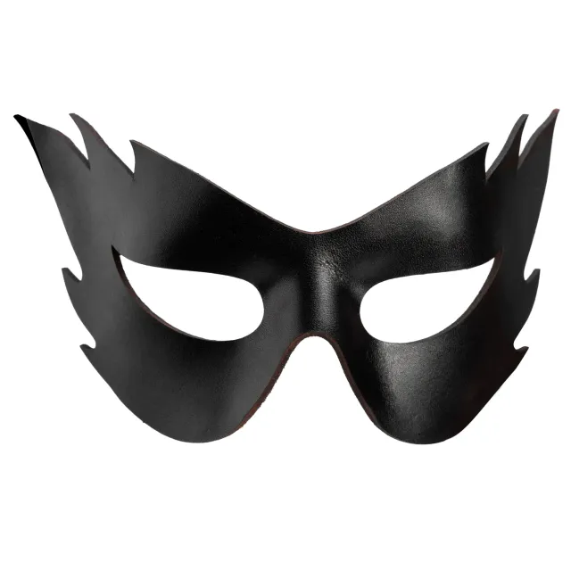Altenburg Colombina Fiamma maschera nera in pelle