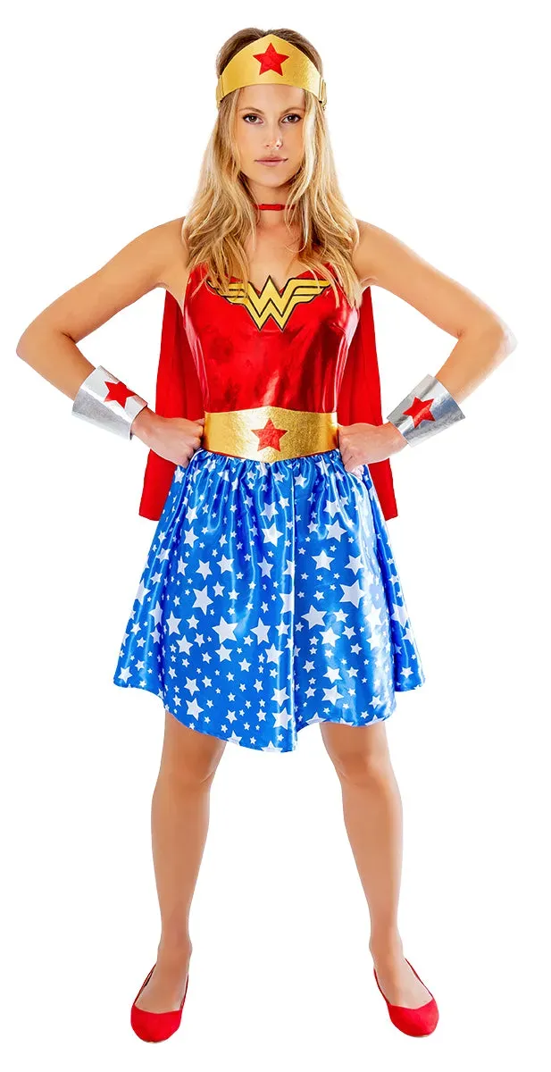 Rubies Wonder Woman Deluxe costume adulto rosso