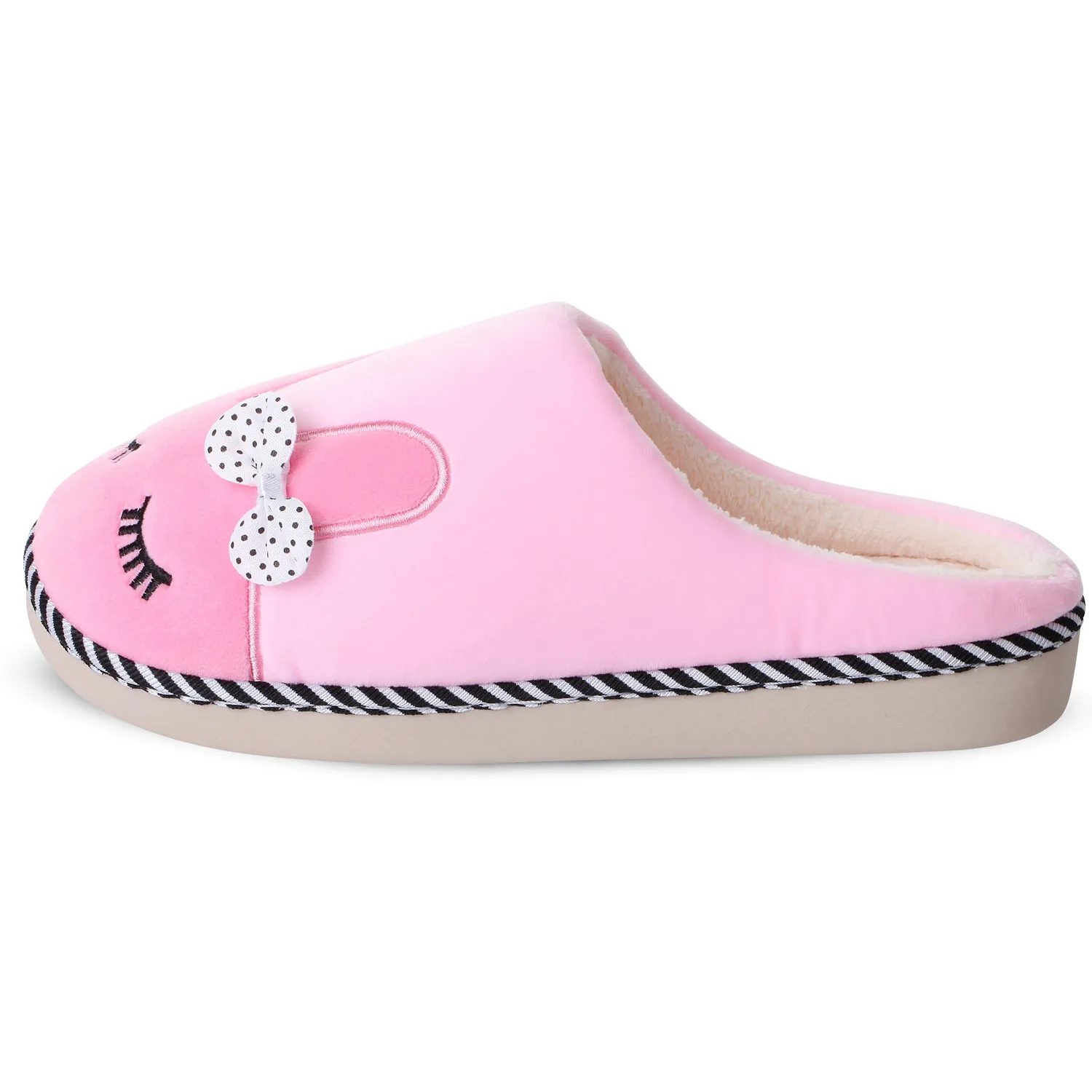 Katara pantofole peluche coniglio rosa 38/39 morbide