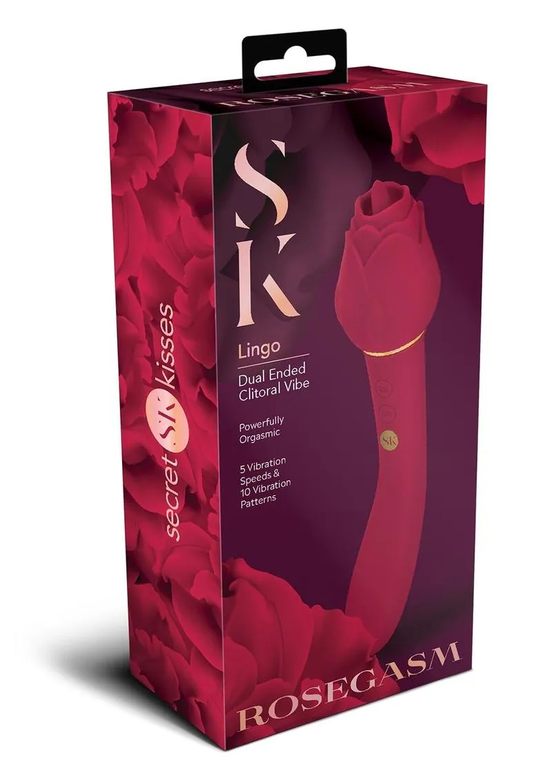 Pleasure Wigs Secret Kisses Rosegasm Lingo stimolatore rosa