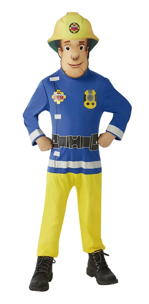 Rubies Costume Sam il Pompiere Bambino Taglia T Classico