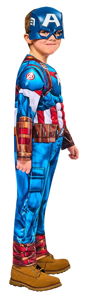Rubies Capitan America Black Line costume bambino scudo