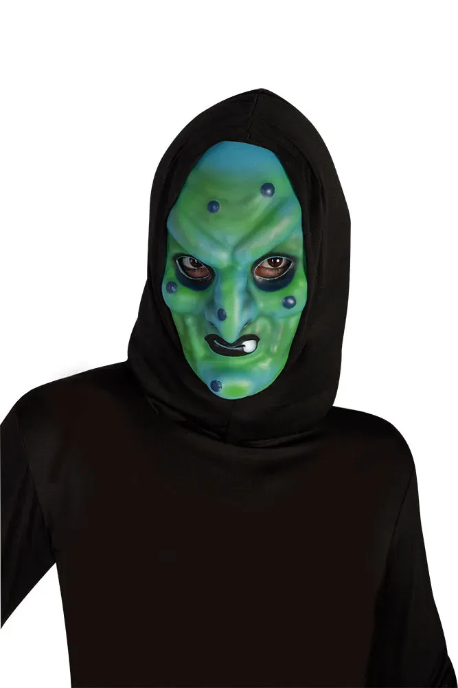 Rubies Strega maschera con cappuccio halloween