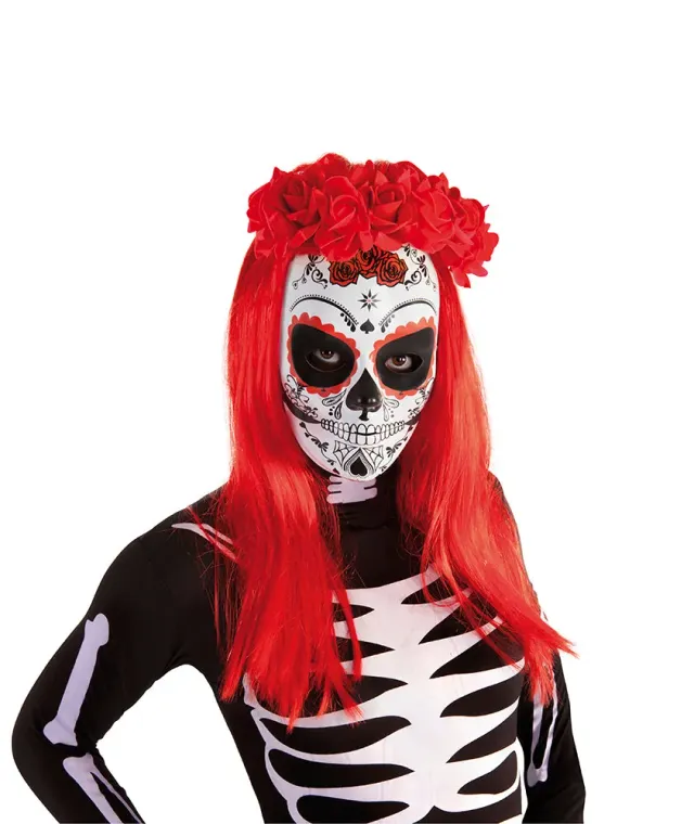 Rubies Katrina Maschera teschio Dia Muertos OS
