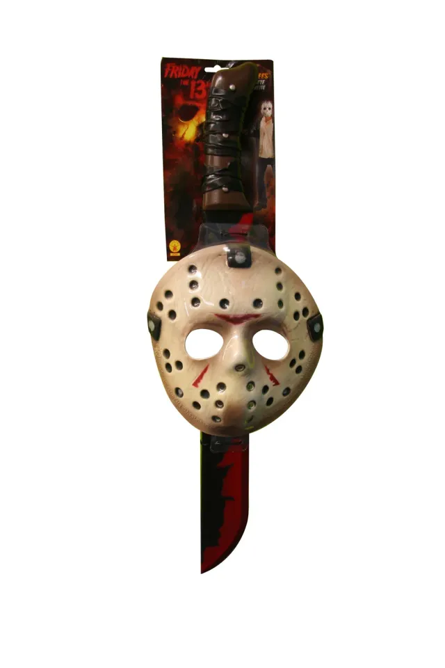 Rubies Set Maschera e Machete Jason OS horror adulto