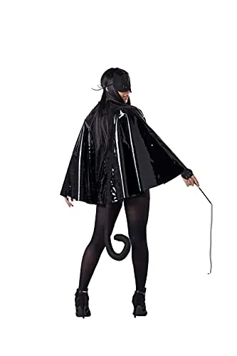 Dress Up America Costume Gatto Nero Donna Mantello Maschera Taglia Unica