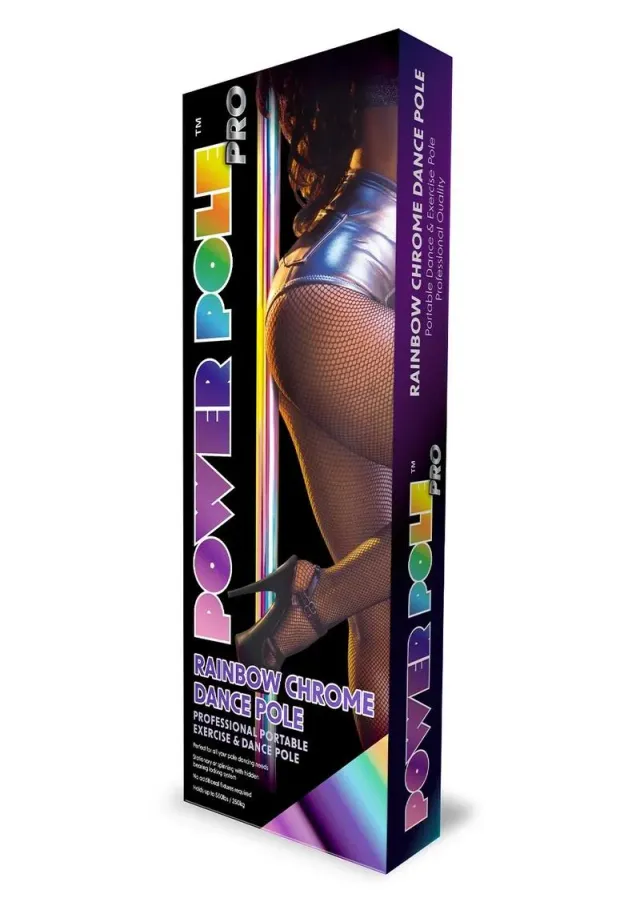 Pleasure Wigs Power Pole Pro Palo Pole Dance Rainbow Chrome