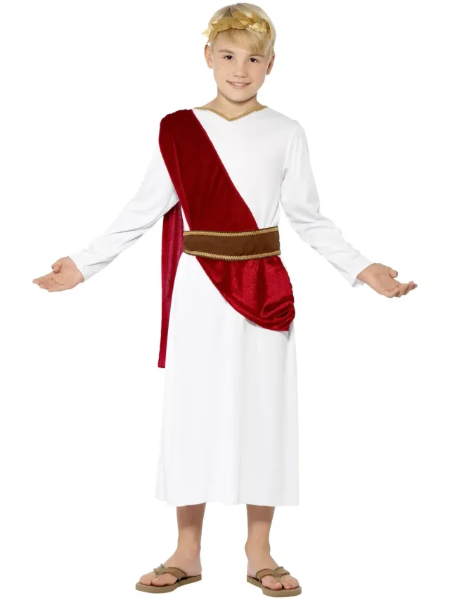 Rubies Romano costume bambino taglia S tunica storica