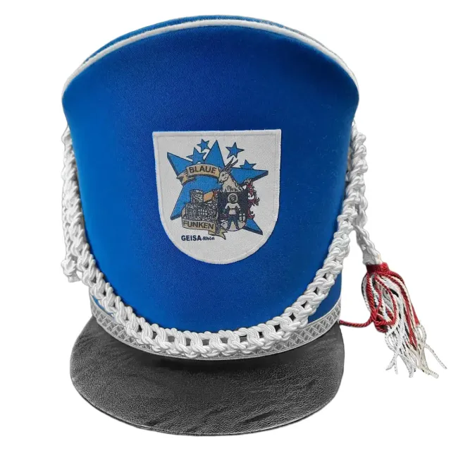Altenburg Shako guardia blu argento nappa copricapo